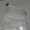 Clear Hard Shell Zipper Cases(3 Packs), Plastic Hard Sided Zippers Pouches Clear Hardshell Pencil Case For Storage, Diaper Bag Organizer Bliss Bins 2*Small/1*Medium