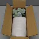 Faux Flowers with Vase,Artificial Silk Roses in Vase, Fake Plant Eucalyptus Flower Arrangement for Home Office Farmhouse Bathroom Dining Table Centerpiece Decorations Coffee Table Decor (Burgundy)