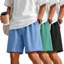 JoyMotion 3 Pack Boys Athletic Shorts, 3-Color, 11-12 Years