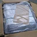 COMHOMA Loveseat Recliner Sofa,Fabric Home Theater Seating Seats,RV Manual Reclining Chair with Bluetooth Speakers,Living Room Furniture Set3+2+1