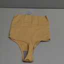 Werena Tummy Control Thong Shapewear for Women Seamless Shaping Thong Panties Body Shaper Underwear (Small, 01# Beige-mid Waisted(has Boning))
