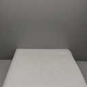  White Rectangle Outdoor Seat Cushion  Size 24x24x6 Inch (Without Cover)