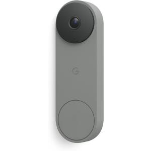 Google Nest Doorbell (Wired, 3rd Gen)  2K Video and Gemini, Live View, Night Vision, 2Way Audio  Works with Google Home  2025 Model  Hazel