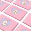 mibasies 2 PCS Initial Makeup Bags for Women: Cosmetic Bag for Travel Toiletry - Personalized Cute Makeup Pouch - Gifts for Grilfriend Wife Moms Bridesmaid - Retirement Travel Gifts - Purple E