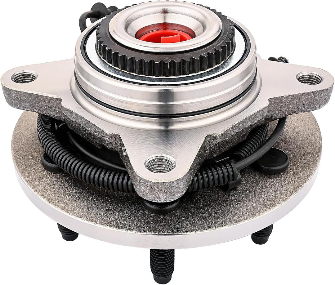 JLEO 4WD Front Wheel Hub Bearing Assembly Replacement for 2005-2008 Ford F150,2006-2008 Lincoln Mark LT 6 Lugs W/ABS 515079 (1)