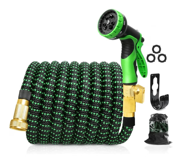 Garden Hose 50ft Kink-Free Expandable Water Hose Upgraded Leakproof Lightweight 50ft Garden Hose for Outdoor