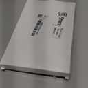 Sherr 100 Pcs Black Gripper Swipe Card Holder for Standard Thickness ID Card Badge Swipe Holder Secure Plastic Gripper for Smart Card CAC Chip Card