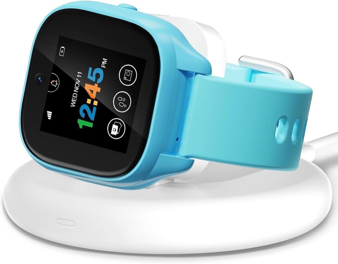 Charging Stand Compatible with Gizmo Watch 3/2/1, Foldable& Portable Wireless Magnetic Charger Accessories with 3.3 Feet Charging Cord (Not for Gizmo 3 Adventure) (White)