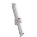 T3 SinglePass Curl X Extra-Long Barrel 1", 1.25", 1.5" Curling Iron with 9 Heat Settings and Ceramic Barrel for Fast Styling and Lasting Results on All Hair Types (White/Rose Gold)