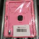 OKP Case for iPad 9th/ 8th/ 7th Generation 10.2 Inch (2021/2020/2019), Shockproof Rugged Heavy Duty i Pad 9 8 7 th Gen Protective 10.2'' Cover with Pencil Holder/Kickstand, Pink