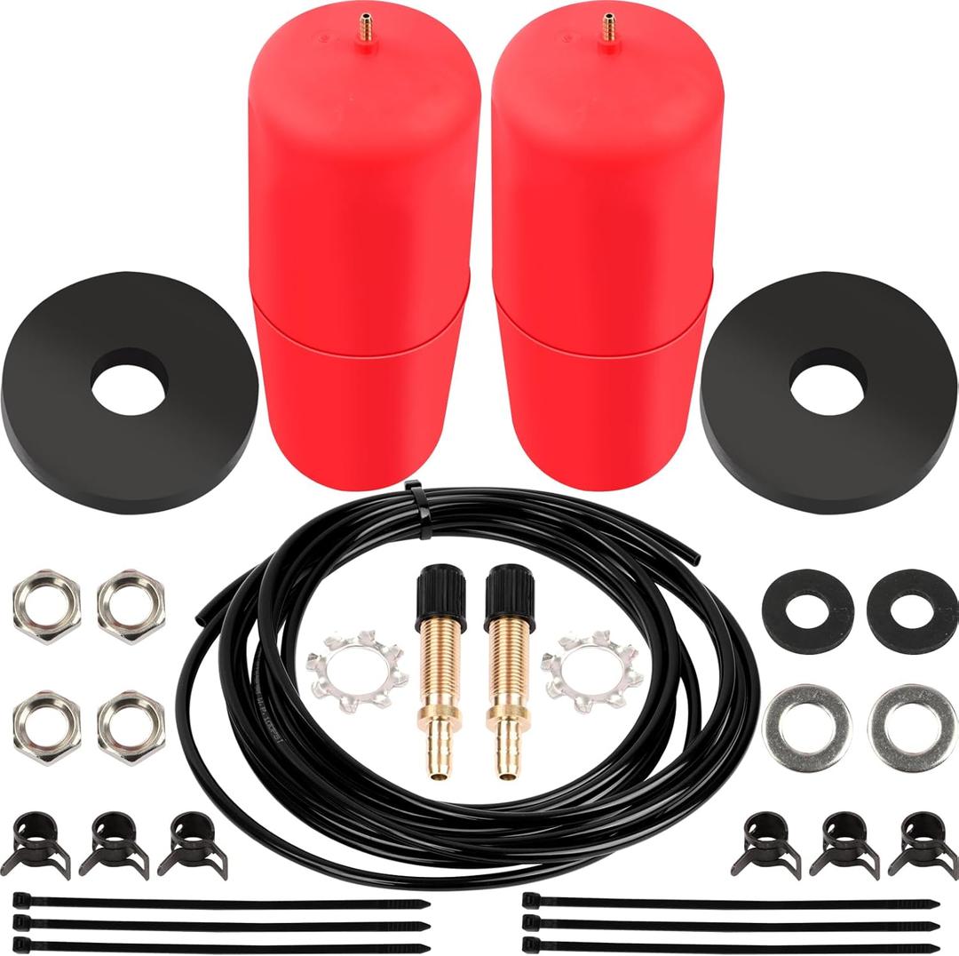 Air Suspension Kit 60818 Fit for Ram 1500 and 1500 Classic Pickups 2009-2022 Rear Air Helper Spring Kit, Up to 7500 lbs of Load Leveling Capacity