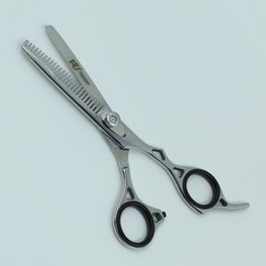 Professional Thinning Scissors  Premium Japanese 440C Steel Barber Shears  Precision Texturizing for Salon & Home Use (SILVER, 6.5)