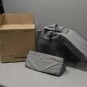 Knee Pillow for Side Sleepers, Memory Foam Leg Pillow with Strap for Side Sleeping, Supportive Elevation Pillow Between Legs for Knee, Ankle Sciatica, Pregnancy, Joint Pain (Gray/Regular)