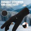 Aegend Lightweight Winter Gloves for Men Women, Warm Running Gloves Touchscreen Thermal Glove Liners for Cold Weather Driving, Cycling & Hiking, Non-Slip, Elastic Cuff, Stretchy, Durable