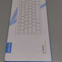 OMOTON Bluetooth Keyboard Compatible with Mac ONLY, Compact Wireless Keyboard Compatible with MacBook Pro/Air, iMac, Mac mini/Pro, Silver