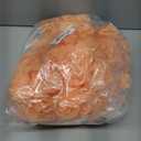 3 x 1.6 x 3 inches 100pcs DIY Real Touch 3D Artificial Foam Rose Head Without Stem for Wedding Party Home Decoration (Orange)