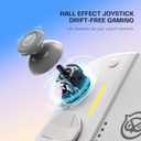 NYXI Hyperion 3 Switch 2 Controller World's First Third-Party Wireless Controller for Switch 2, Hall Effect Joystick, 9-Axis Gyro, Full Mechanical Buttons, Dual Back Buttons & Adjustable Vibration (White)
