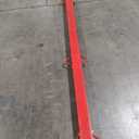 4ft Woven Wire Fence Stretcher Bar with 5 Wedges, Heavy-Duty Carbon Steel Fence Stretcher Tool Wire Puller, Red Anti-Corrosion Coating, 4.4ft Length, Ideal for Farms, Ranches & Outdoor Fencing