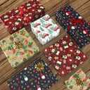 3 x GIOLNIAY Gnome Christmas Wrapping Paper for Men Women Kids - Navy Blue Xmas Gift Wrap with Gnome & Merry Christmas Text - 4 Jumbo Sheets, 2840 Each, Easy to Store