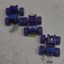 "Fleet" Set of 3 Purple Monster Trucks