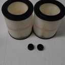 17816 filter for craftsman shop vac 17816 9-17816, 17816 vacuum filter fit 5 Gallon and Larger Vacuum Cleaner, 2pack