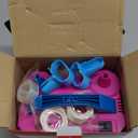 SINBEE Balloon Pump, Balloon Pump Electric, Portable Dual Nozzle Electric Blower Air Pump Inflator for Party Decoration. Faster and Save Time (Rose Red)