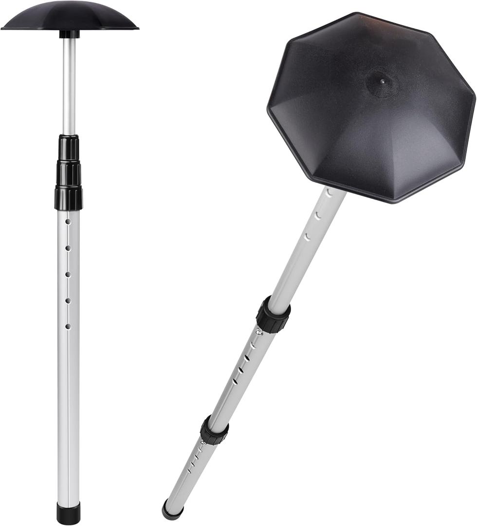 Golf Travel Support Pole,Aluminium Golf Support Rod,Golf Travel Bag Support System to Protect Clubs from Impacts (Black)