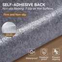 1PC Stair Treads Non-Slip Washable Peel and Stick Stair Treads for Wooden Steps Indoor Reusable Stair Carpet Treads Adhesive Stair-Runner Rugs for Kids and Dogs Elder8"x30" Brown