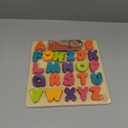 B. toys  Alpha B. Tical  Wooden Alphabet Puzzle  26 Letter Pieces  Chunky Wooden Puzzle  Educational Toys for Toddlers, Kids  18+ Months