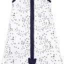 Burt's Bees Baby Unisex Beekeeper Wearable Blanket, Organic Cotton - Light Weight or Medium Weight - Newborn Essentials (Large, A Midnight Twinkle)
