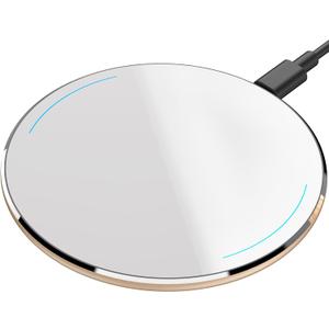 TOZO 2025 Upgraded Wireless Charger 15W Max Fast Wireless Charging Pad Compatible with iPhone 16/16 Plus/16 Pro Max /15/14/13/SE/12 Series, Samsung Galaxy S24/S23/S22 Series (No AC Adapter), Yellow