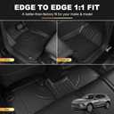 Floor Mats Fit for Buick Envision 2021-2025 2026 Cargo Mat - Custom Fit TPE All Weather Floor Liners & Trunk Mat Set for Envision Automotive Accessories Black