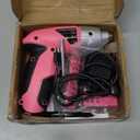 Hi-Spec Small Electric Screwdriver, Mini Drill Set, Rechargeable 3.6V Cordless Screwdriver with 26 Driver Bits, Power Tool for Small Projects & Home Use, Pink