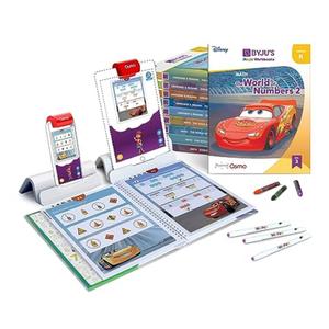 BYJU’S Learning Kit: Disney, Kindergarten Premium Edition for iPhone & iPad (App + 10 Workbooks) Ages 4-6 - Featuring Disney & Pixar Characters-Letter Sounds, Sight Words & Numbers-Osmo base included ( pack of 2 )