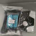 Haysandy 4 Pcs Sexy Christmas Santa Lingerie Costume Women Girls Claus Costume Dress Hat for Xmas Outfits (Medium, Green)