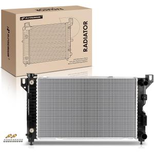 A-Premium Engine Coolant Radiator Assembly with Transmission Oil Cooler Compatible with Dodge Grand Caravan & Chrysler Town & Country, Grand Voyager & Plymouth Voyager