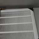 Fits 16x25 Duct Opening | Steel Return Air Filter Grille by Handua [Removable Door] for 1-inch Filters | Vent Cover Grill | White | HVAC Cold Air Intake Grille | Out Dim: 18 5/8"W X 27 5/8"H