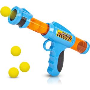 ArtCreativity Foam Ball Launcher with 6 Balls, Pump Action Shooting Toy Blaster for Kids, Outdoor Summer Fun, Fetch Toy for Dogs, Best Holiday or Birthday Gift for Boys and Girls