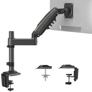 HUANUO Single Monitor Arm, Adjustable Desk Mount for 13-34 inch Screens, Holds 19.8lb, 22.44 inch Max Height, Full Motion Swivel Gaming Monitor Stand with VESA 75x75mm and 100x100mm Compatibility