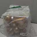 MoonXmas Christmas Ornaments Set, 32Pcs Clear Plastic Shatterproof Christmas Ball Hanging Ornaments for Xmas Tree Decorations, for Indoor Home Thanksgiving Party Holiday Decor - Champagne.