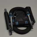 Sveltez Twister Arm Trainer for Men & Women – Upper Body Strength Bar, Chest Expander & Forearm Exerciser, Heavy-Duty Home Workout Equipment for Arm Muscle Training, 30-120 lbs Resistance (Blue)