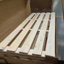 Floor Bed Frame Japanese Floor Bed Foldable Pallet Moisture-Proof Frame Wooden Floor Platform Guest Tatami Mat(Full)