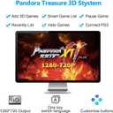 30000 Games in 1 Arcade Game Console ,Pandora Treasure 3D Double Stick,30000 Classic Arcade Games,Search Game, Support 3D,Favorite List, 4 Players Online,1280X720 Full HD Video, Street Fighter A
