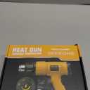 SEEKONE Heat Gun 1800W 122-120250- 650Fast Heating Heavy Duty Hot Air Gun Kit Variable Temperature Control Overheat Protection with 4 Nozzles for Crafts, Shrinking PVC, Stripping Paint (5.2FT)