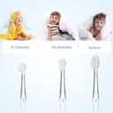 Kids Toothbrush Replacement Heads Compatible with Seago SG-513/SG-977/EK6, Compatible with Dada-Tech-BB1/977/K6,Compatible with Brush-Baby WildOnes/KIDZSONIC(18-36 Month)