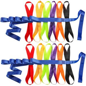 Okllen 2 Pack Children's Safety Walking Ropes with 12 Colorful Handles, Outdoor Daycare Rope for Preschool Daycare Teacher, Nursery, Kindergarten, 1 Rope Up to 12 Kids and 2 Adults Use