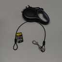 Fida Retractable Dog Leash, 16 ft Dog Walking Leash for Small Dogs up to 26 lbs, 360 Tangle Free, Black