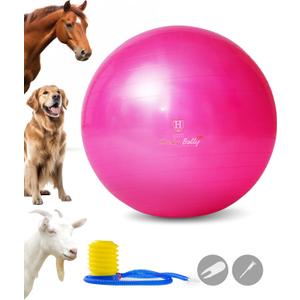 Harrison Howard Howdy Bally Mega Horse Play Ball Anti-Burst Giant Horse Ball 22 Inch-Magenta