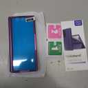 for Samsung Galaxy Z Fold 6 Slim Case with Stand, Tempered Screen Protector & Hinge Protection, 360 Full Body Shockproof Protective Phone Case Cover for Samsung Galaxy Z Fold6 2024, Purple