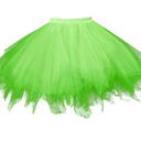 Adult Women 80's Tutu Skirt Layered Tulle Petticoat Halloween Tutu M